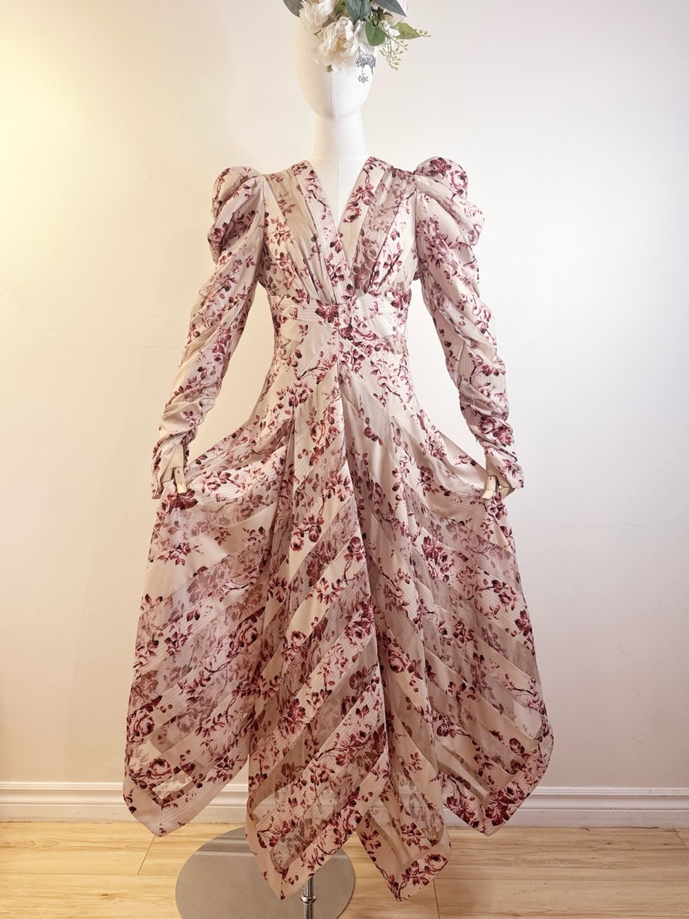 🌸 Romantic Floral Handkerchief Maxi Dress 🌸